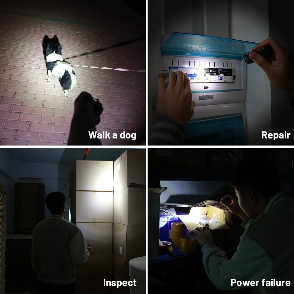 Sofirn Sc13 Magnetic 1300 Lumen Tactical Rechargeable Led Flashlight
