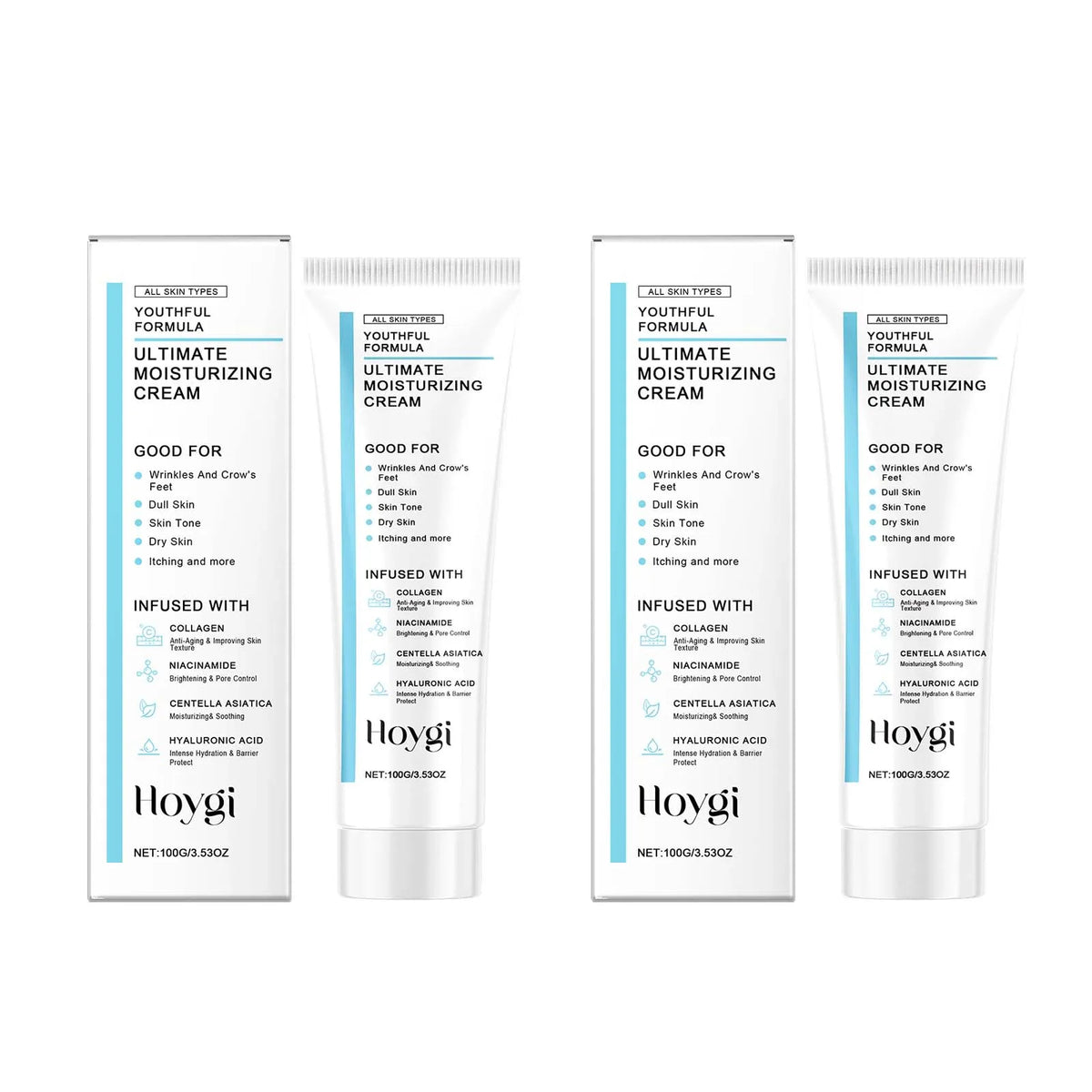 Hoygi Centella Moisturizing Cream With Hyaluronic Acid For Face