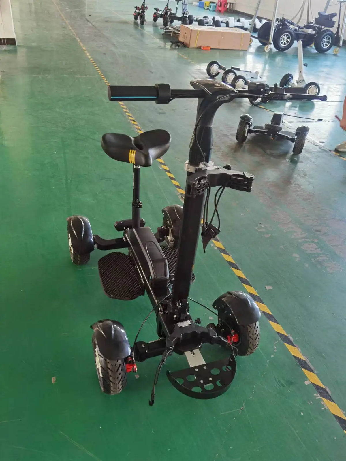 AESWGOF Electric Golf Cart Scooter 2400W Foldable 18 Hole