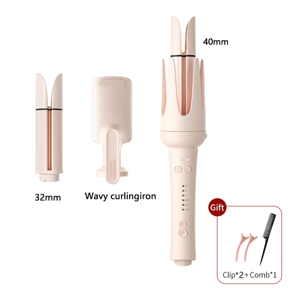 Minhuang Automatic Curling Iron Negative Ion Smart Temperature Wand