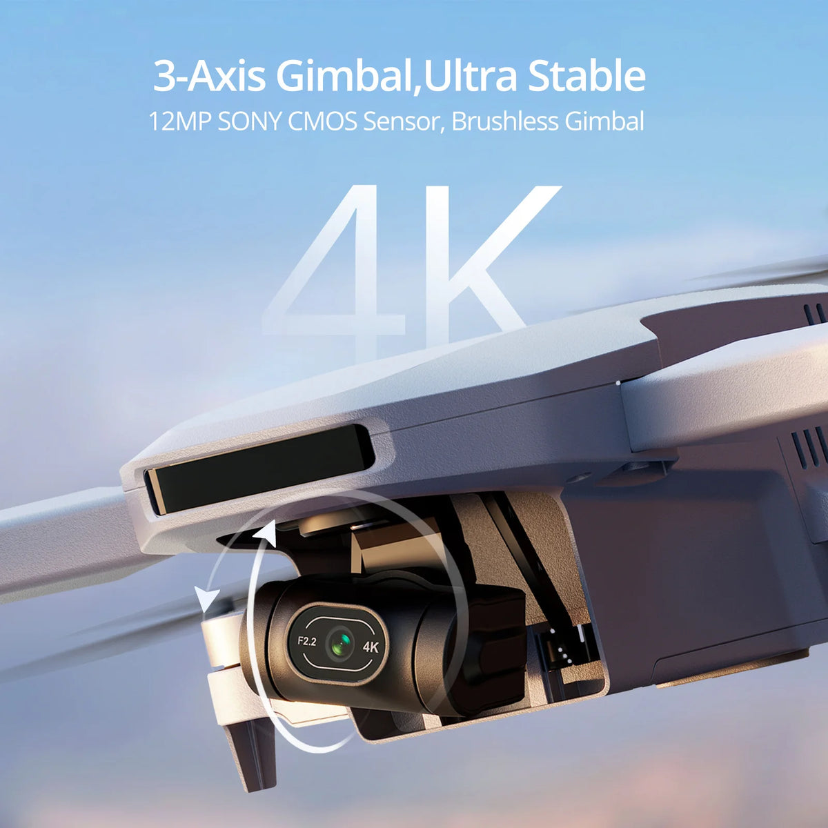 Potensic ATOM 4K GPS Drone With Three Axis Gimbal Camera