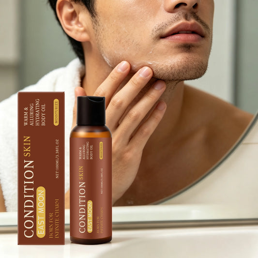 Men Gentle Moisturizing Body Essence Oil Soft And Smooth Skin