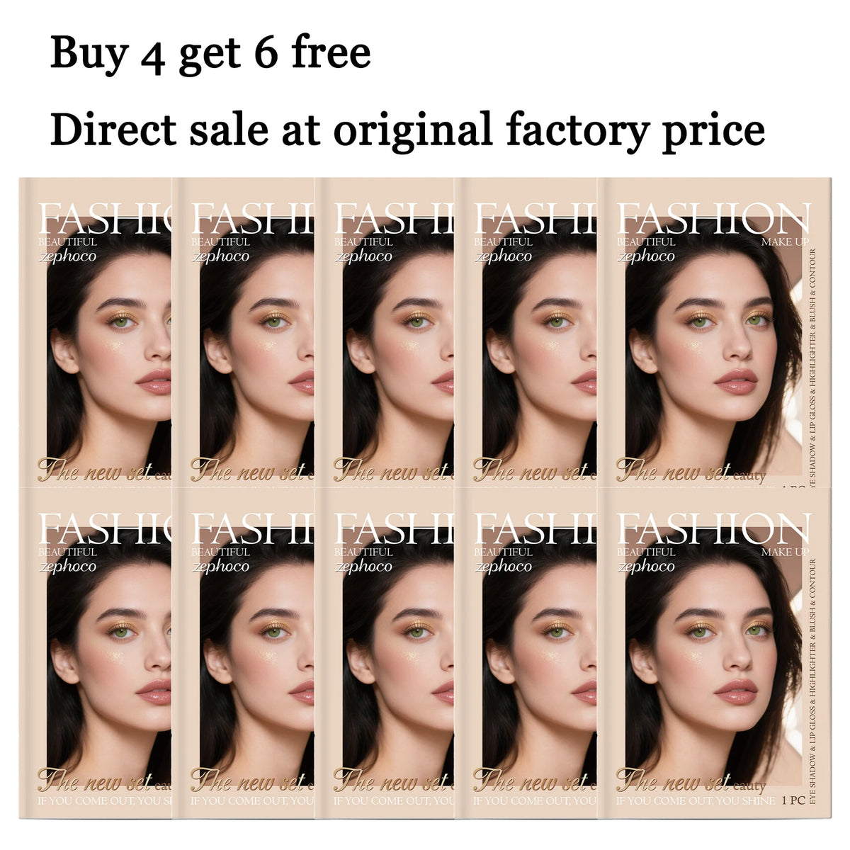 Zephoco Natural Face Makeup Set Long Lasting Beauty Kit