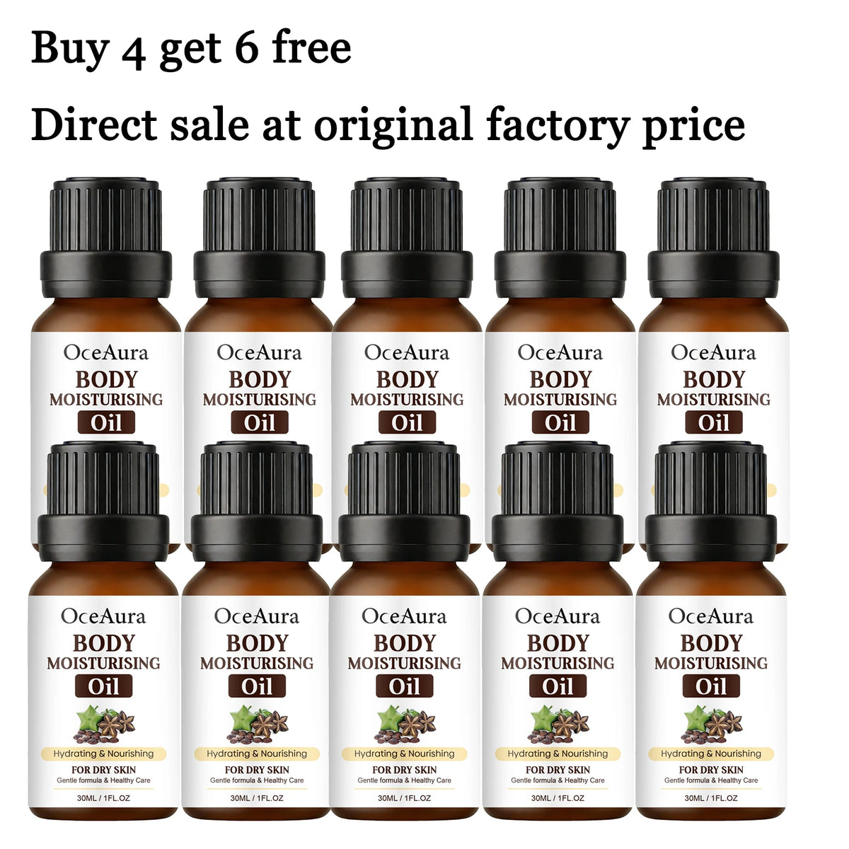 Gentle Moisturizing Body Essence Oil For Smooth And Glowing Skin