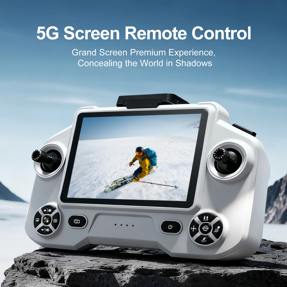 ZNLYRION Foldable GPS Drone With Screen Remote And Obstacle Avoidance