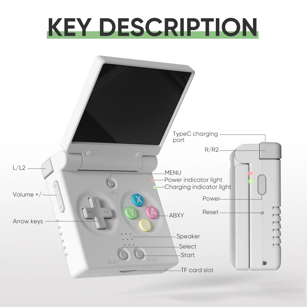 MIYOO Classic Mini Flip Retro Handheld Game Console