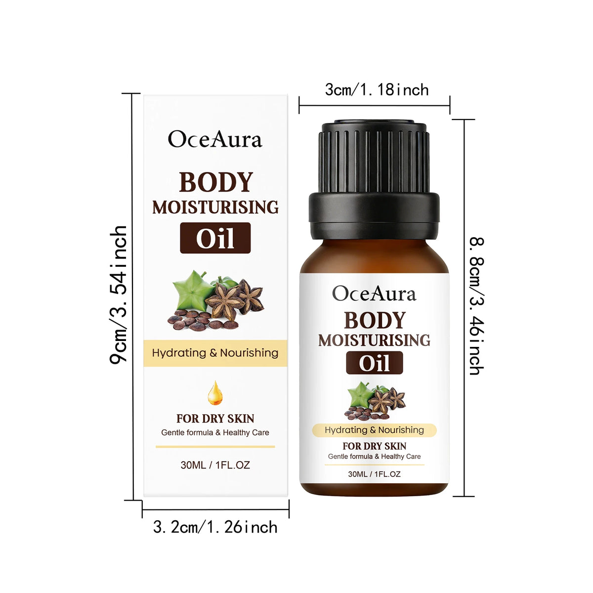 Gentle Moisturizing Body Essence Oil For Smooth And Glowing Skin