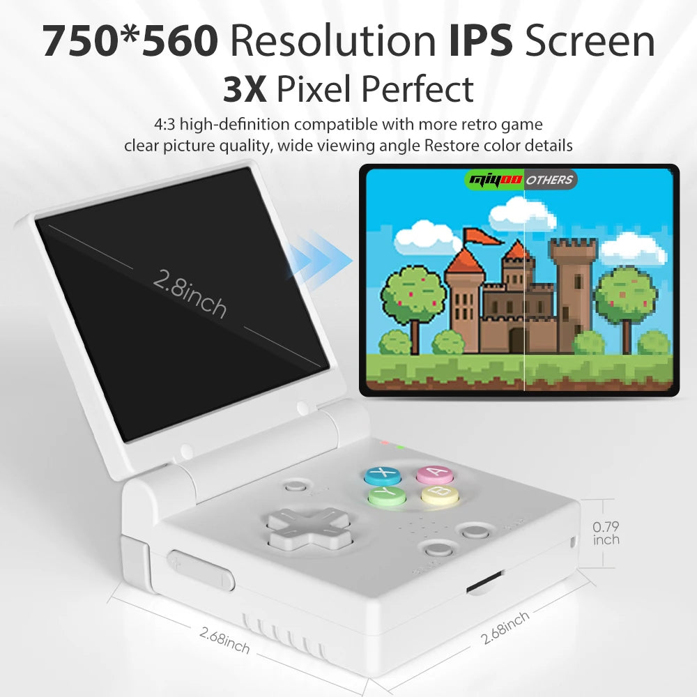 MIYOO Classic Mini Flip Retro Handheld Game Console