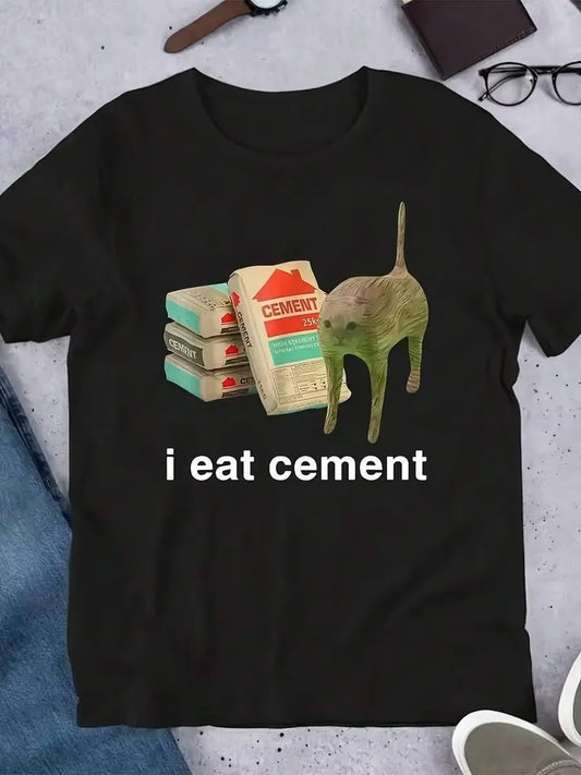 I Eat Cement Funny Novelty Tee For Men And Women