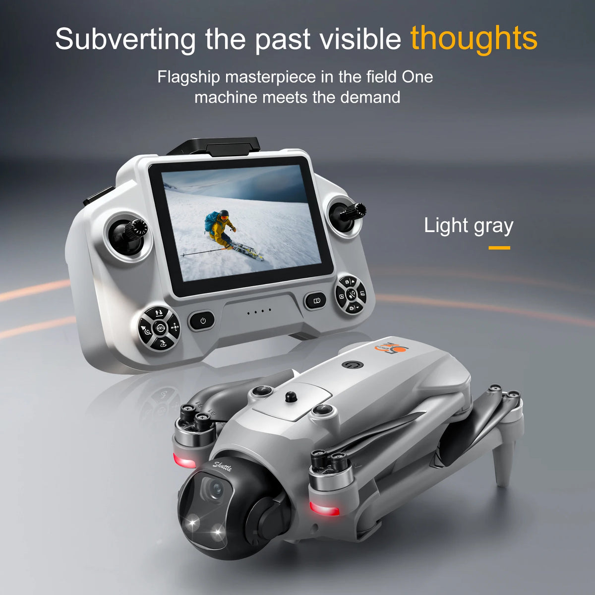 ZNLYRION Foldable GPS Drone With Screen Remote And Obstacle Avoidance