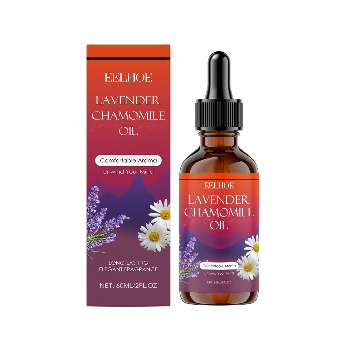 Lavender Chamomile Body Oil Deep Moisturizing Nourishing Skin Essence