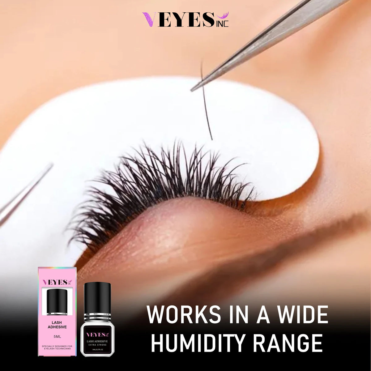 Veyes Inc Professional Fast Drying Eyelash Extensions Glue
