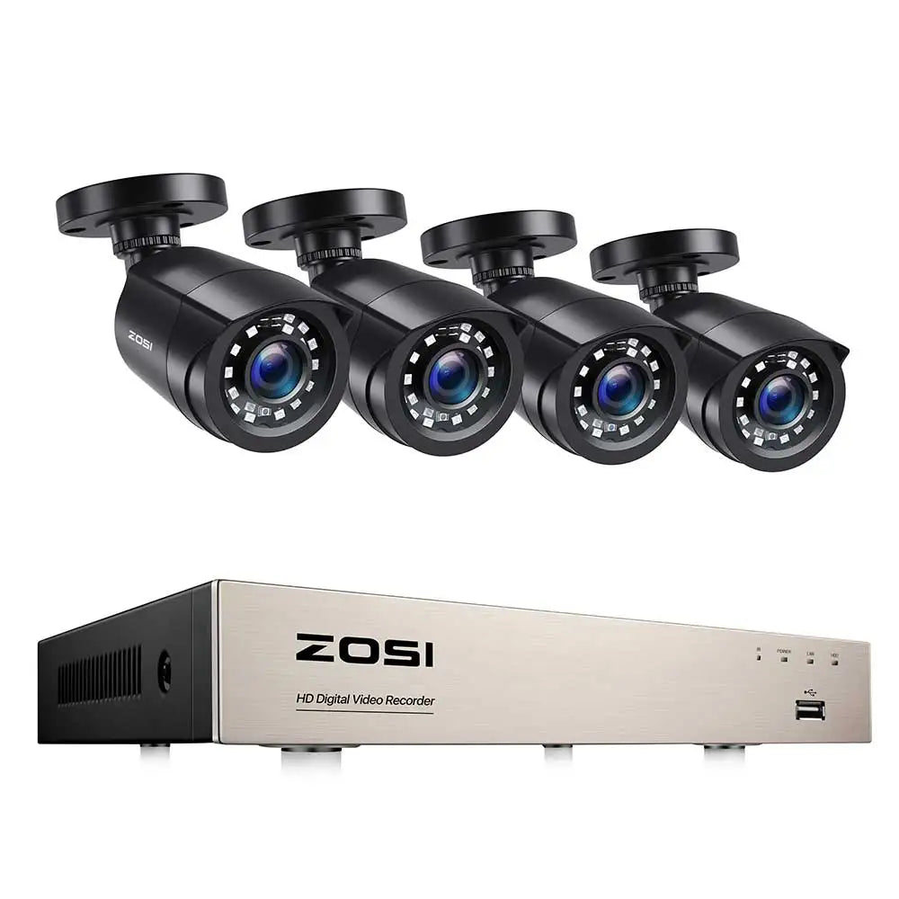 Zosi 8Ch Hd Tvi Dvr Surveillance Kit With Ai Alerts