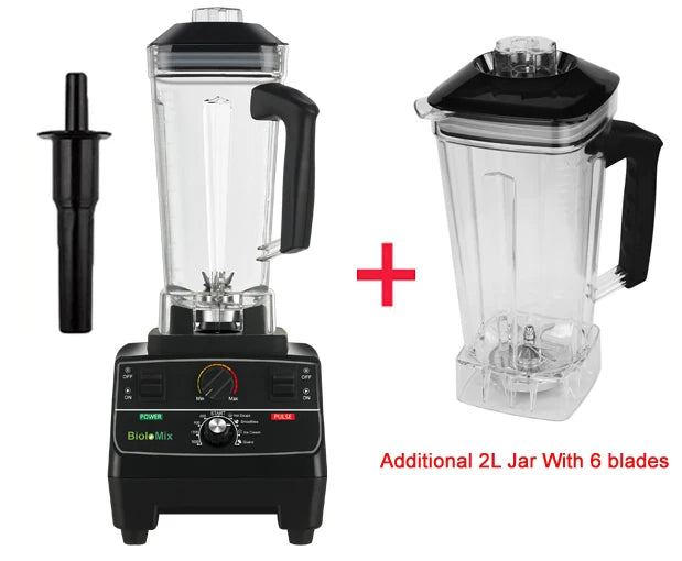 Biolomix Professional Smart Blender 2L Jar With Ice Crusher And Smoothie Function
