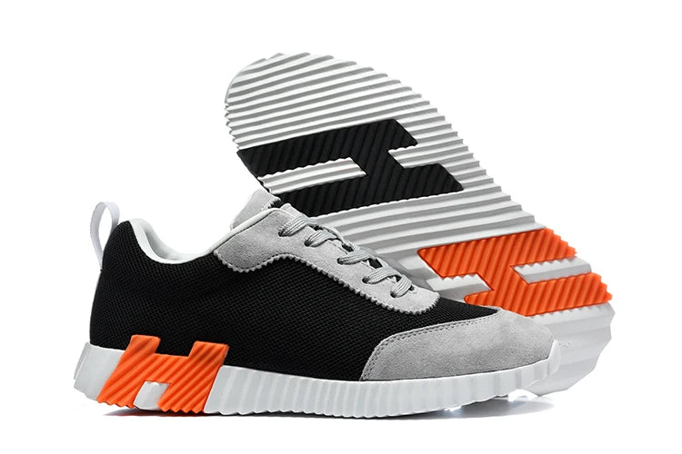 New Hot Spring Summer Outdoor Fashion Casual Patchwork Low-Top Sports Shoes Men Round Toe Lace-Up Thick Bottom Non-Slip Shoes