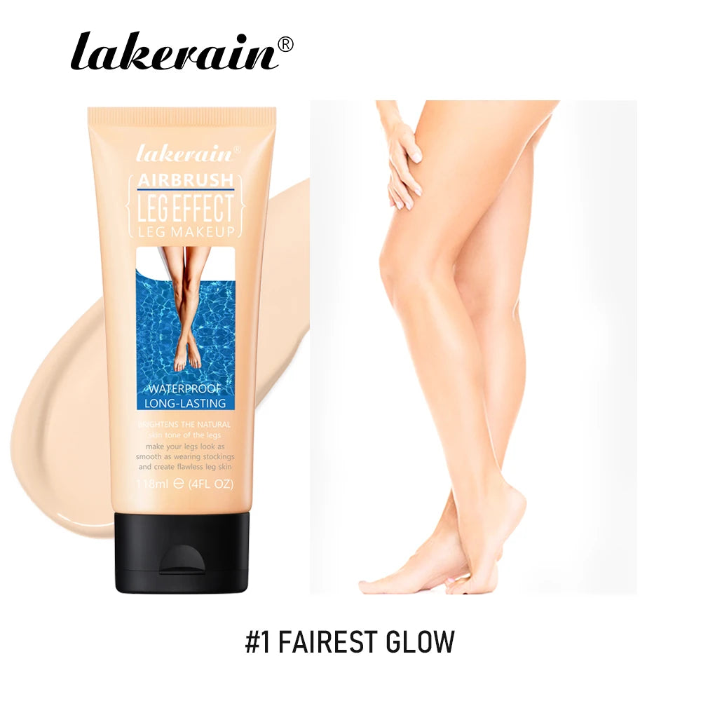 3colors Leg Makeup Moisturizing Liquid Body Foundation Fake Tan Cream Tanning Body Waterproof Long-lasting Lotion Even Skin Tone
