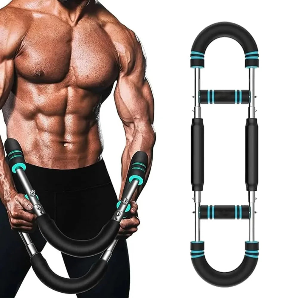 Adjustable Detachable Arm Trainer Chest Expander, Upper Body Strength Training Equipment, Non‑Slip Home Gym Workout Tool for Men Women