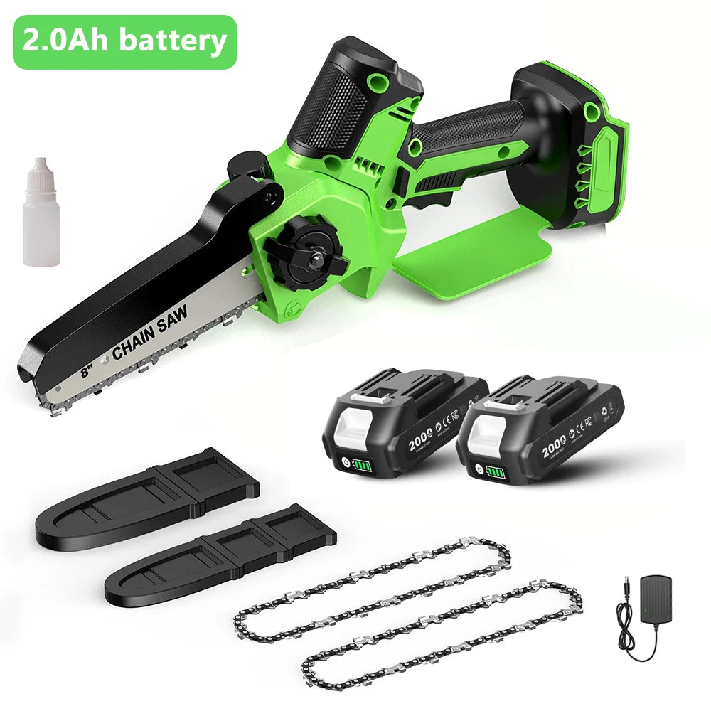 Taskstar Cordless Brushless Pruning Chain Saw for Garden Tree Trimming