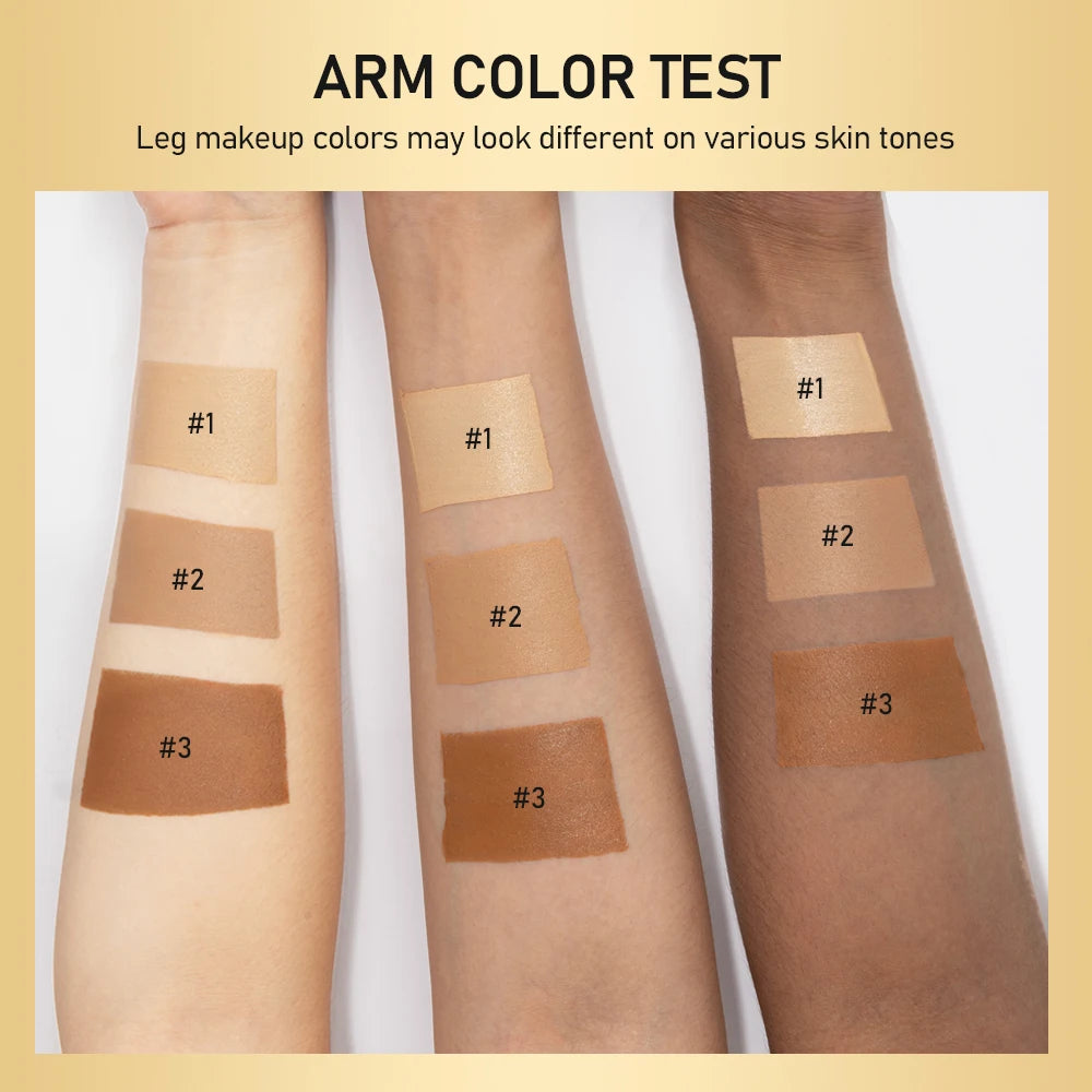 Sun Kissed Fake Tan Body Foundation Cream Waterproof Long Lasting Tanning Lotion Even Skin Tone Leg Makeup Moisturizing Body Bronzer Cosmetic