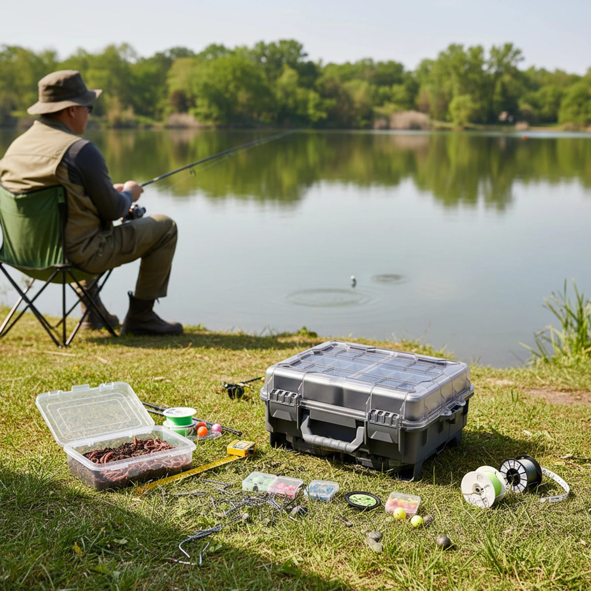Universal Fishing Tackle Box Tackle Storage and Tool Organization for Men Women Xmas Surprise Fishing Gifts