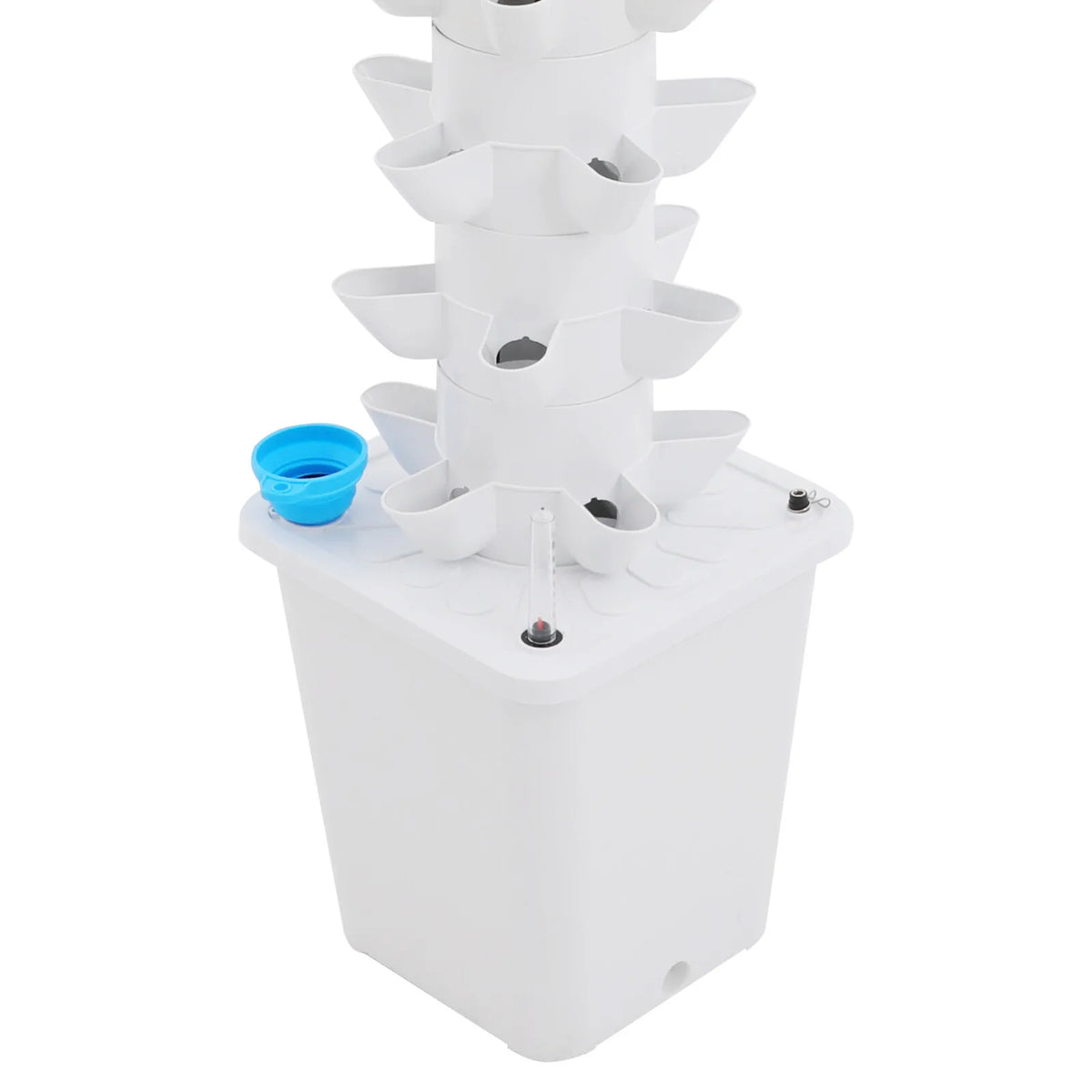 Hydroponic Growing Kit 9-Tiers Vertical Growing Kit Freestanding With Power Adapter