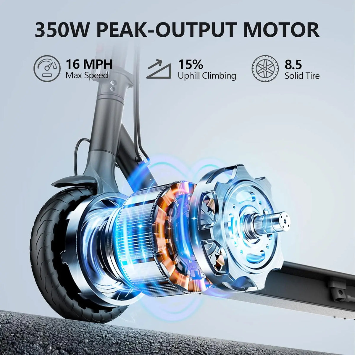 LADPED Folding Electric Scooter With 350W Motor For Urban Travel