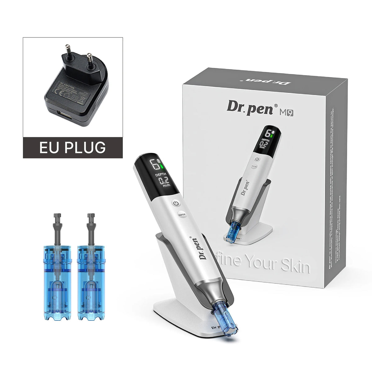 Hello Face M9 Microneedle Pen With M300 Led Mask Kit
