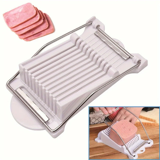 Manual Luncheon Meat Slicer For Ham Fruit And Egg Cutting