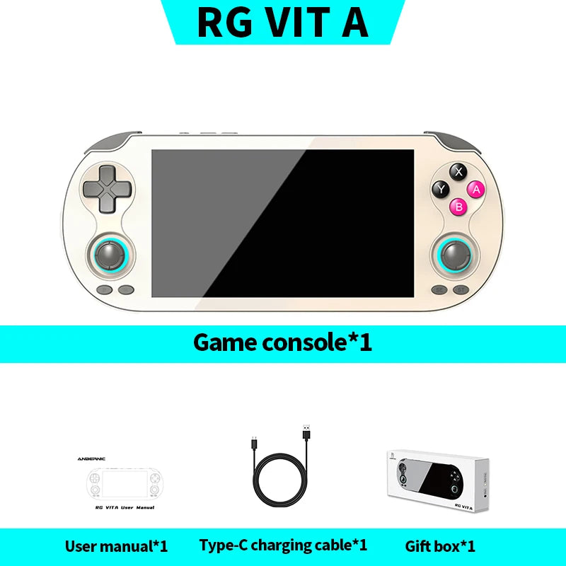 Anbernic Handheld Game Console With IPS Touchscreen And Long Battery Life