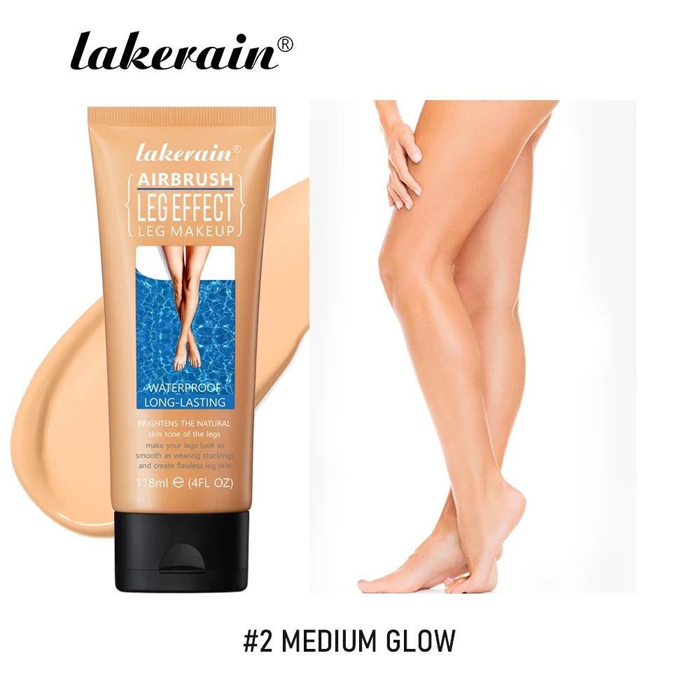3colors Leg Makeup Moisturizing Liquid Body Foundation Fake Tan Cream Tanning Body Waterproof Long-lasting Lotion Even Skin Tone