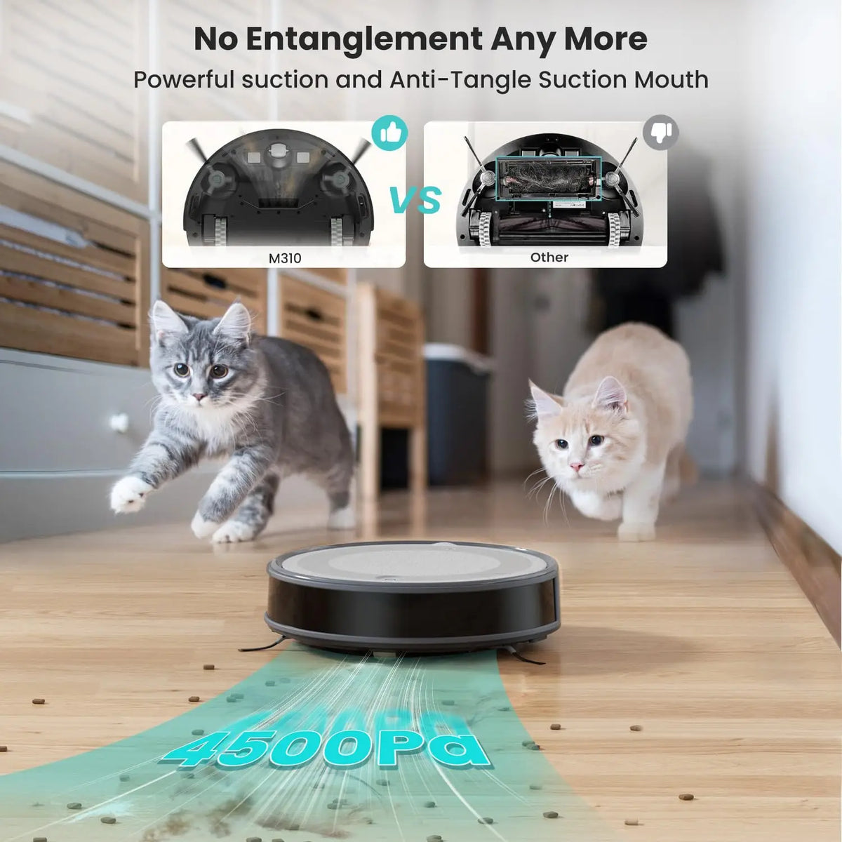Lefant M310 Robot Vacuum Cleaner With Smart WiFi Voice Control