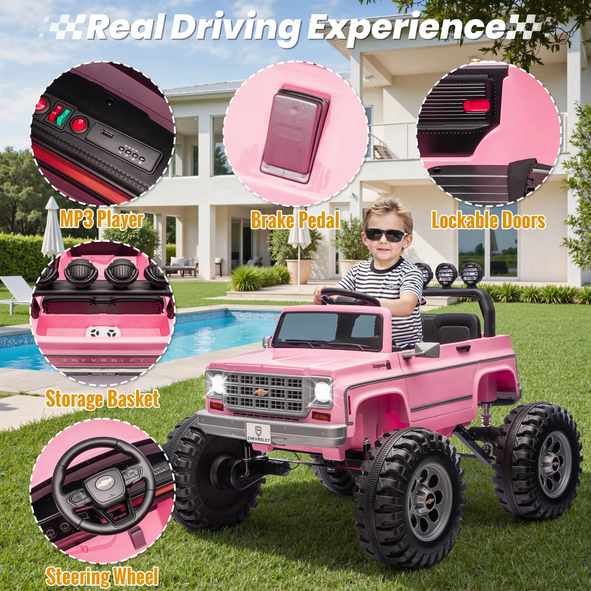 Joyracer 24V Kids Electric Ride On Car With Remote Control
