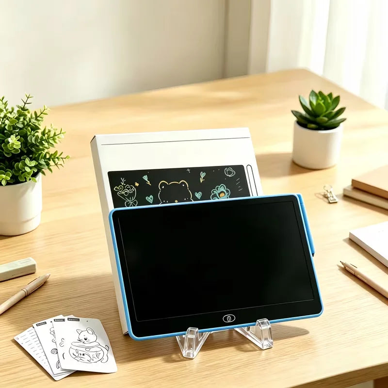 16 inch Large LCD Writing Board and Erasable Graffiti Board - Portable Color Partition Design Drawing Board, Perfect for Teenagers' Art, Home, School, Daily Gifts (Paper Gift Box with Holder)