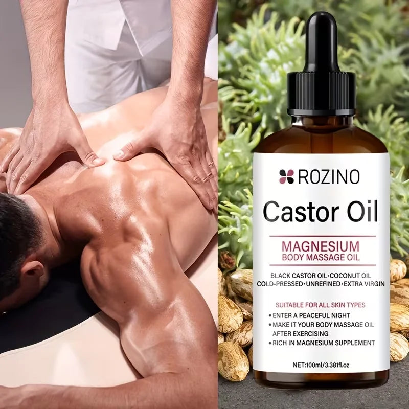 Rozino Magnesium Essential Massage Oil For Face And Body Care