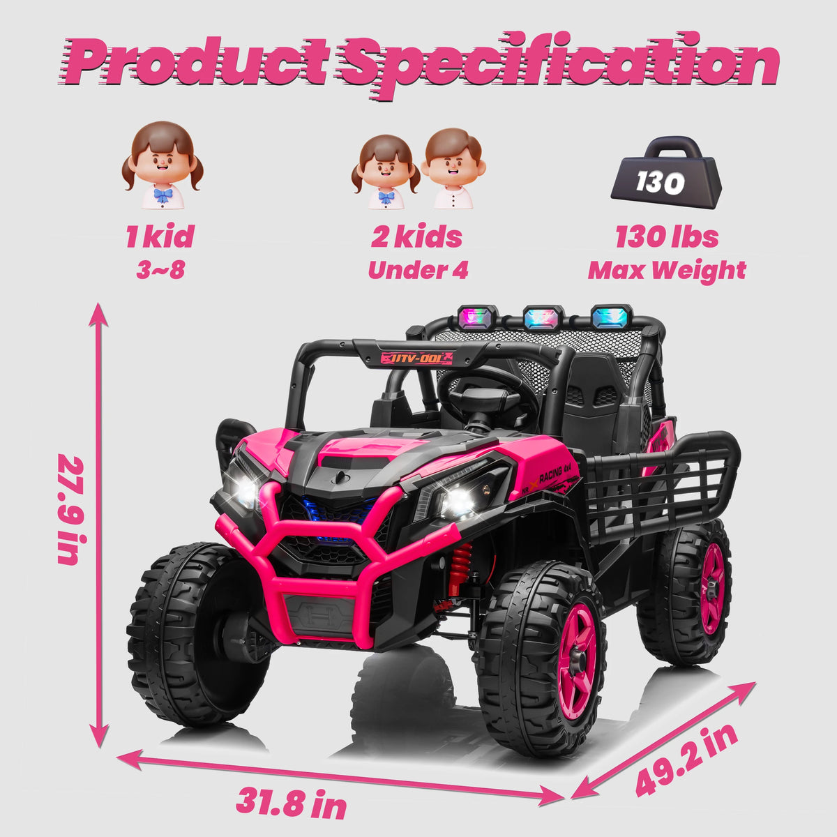Joyracer 24V Electric Two Seater Off Road Ride On Car Controller