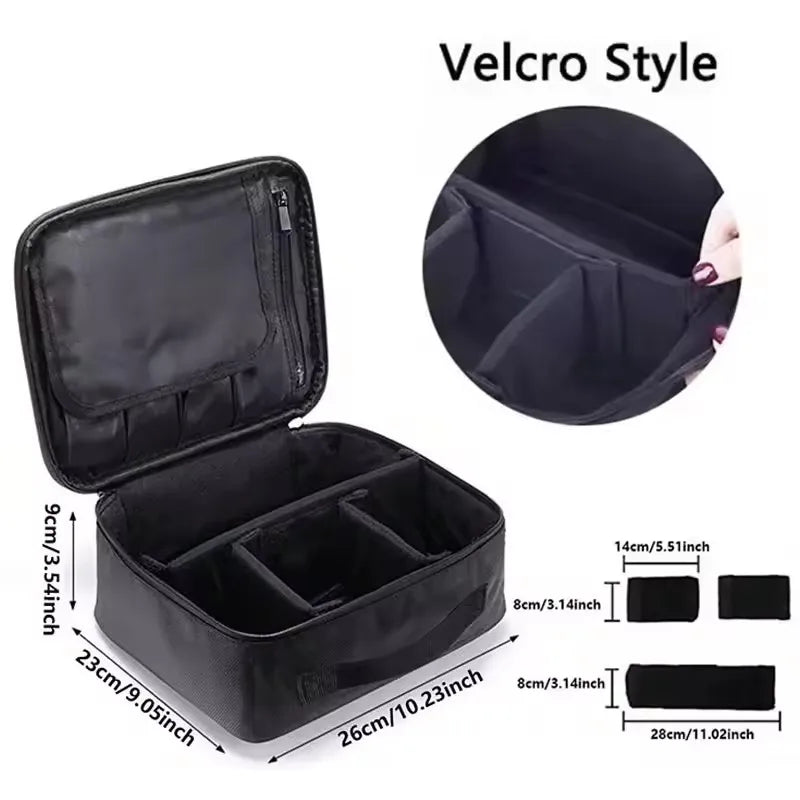 New Oxford Makeup Bag For Women Professional Large Capacity  Travel Cosmetic Case Waterproof Manicure Makeup Toolbox