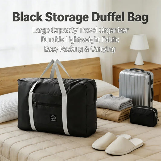 Foldable Travel Duffel Bag for Airlines Carry on Bag for Women and Girls Lightweight Large Capacity Sports Weekend Trip Overnigh
