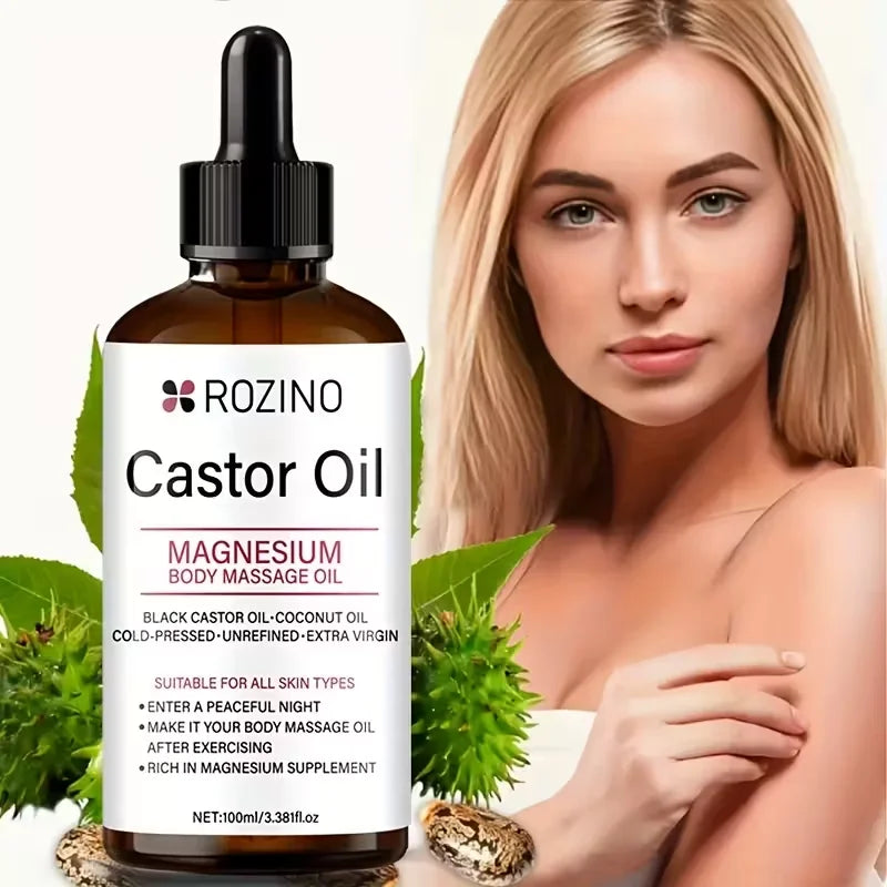 Rozino Magnesium Essential Massage Oil For Face And Body Care