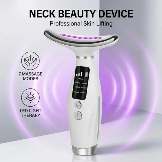 Hailicare LED Facial Massager With Heating Vibration Therapy