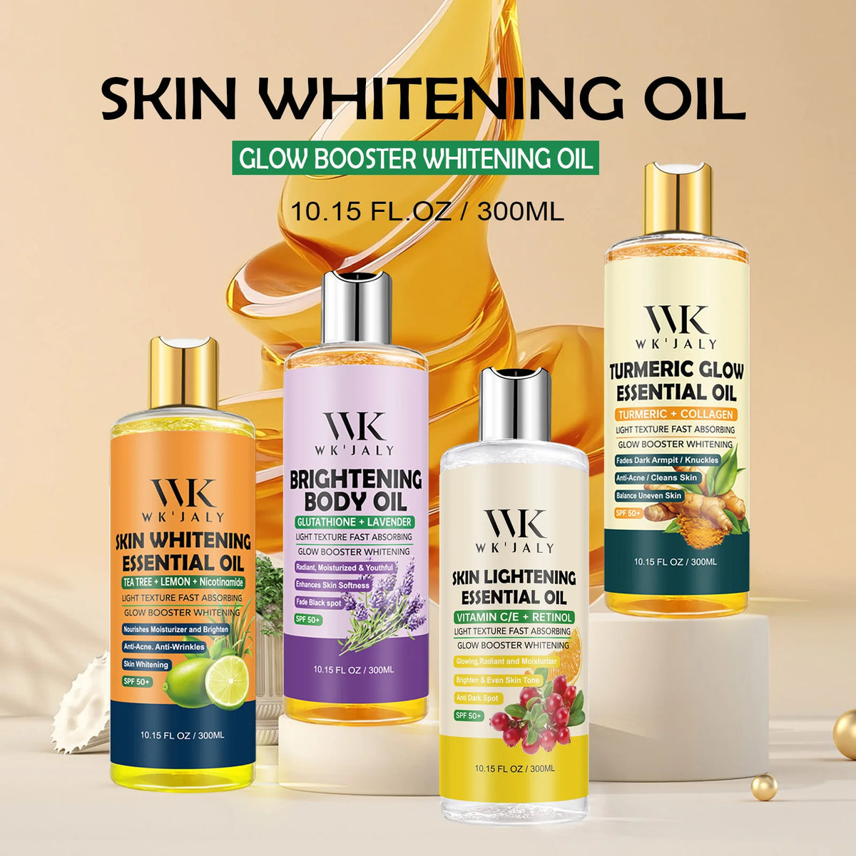 WK JALY Lightening Body Oil Deeply Hydrates And Brightens Skin