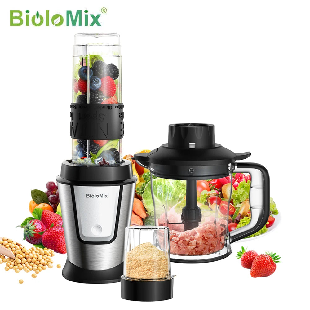 Biolomix 700W Multifunctional Portable Food Processor Blender