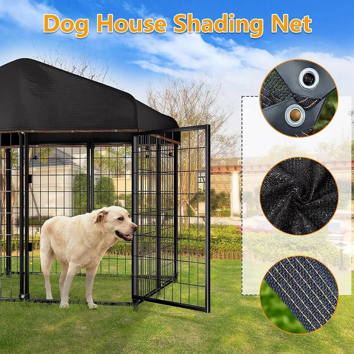 Heavy Duty 70 Percent Shade Cloth UV Resistant Garden Netting