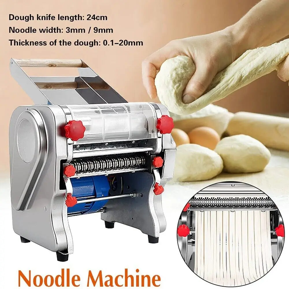 Commercial Electric Pasta Maker Noodle Machine Full Stainless Steel
