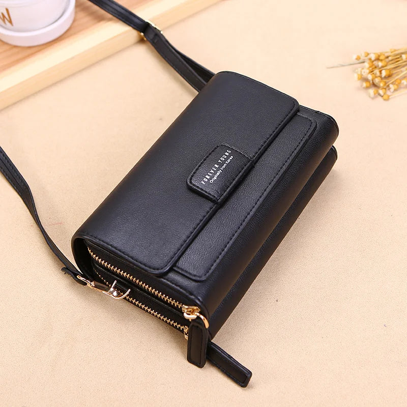 2PC(1PC Messenger Bag+1 Pair Earrings )Women's Small Shoulder Crossbody Bag and Elegant Long Drop Earrings,Hollow Butterfly Tassel Earrings,Bohemian Style, Mobile Phone Card Wallet Bag,Casual Handbag for Party Birthday,Daily