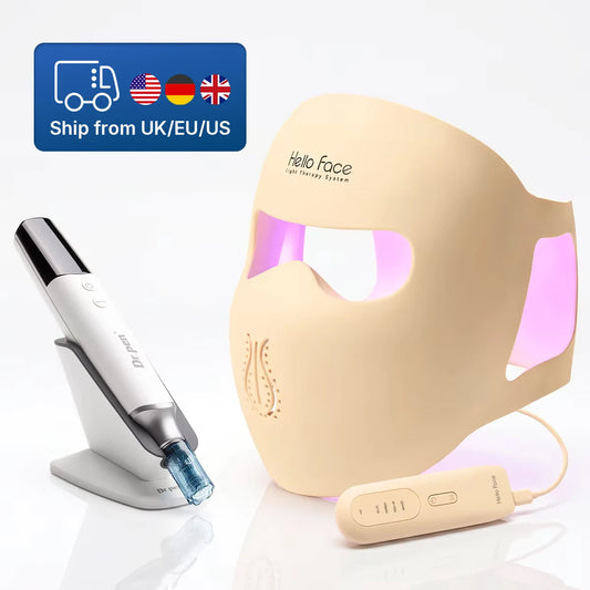Hello Face M9 Microneedle Pen With M300 Led Mask Kit