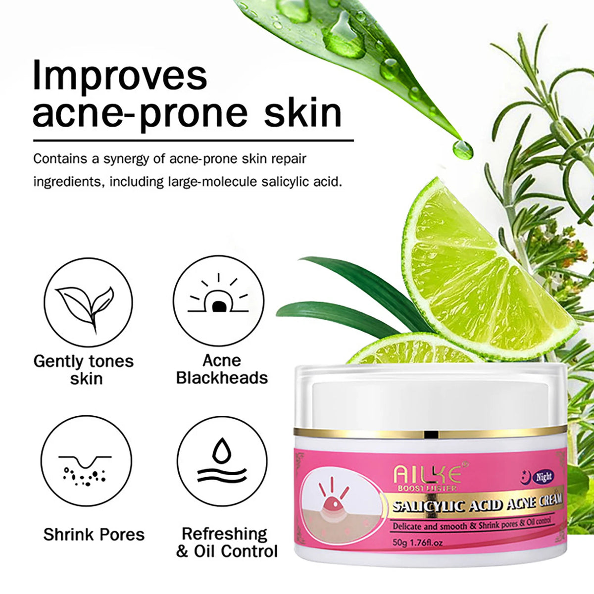AILKE Natural Skin Brightening Cream Set For Dark Spots Treatment