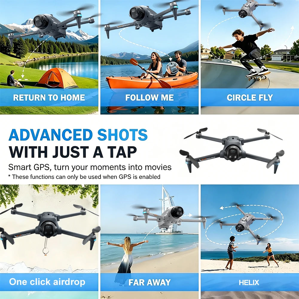 ZNLYRION YL059 GPS Foldable Drone With Obstacle Avoidance Camera