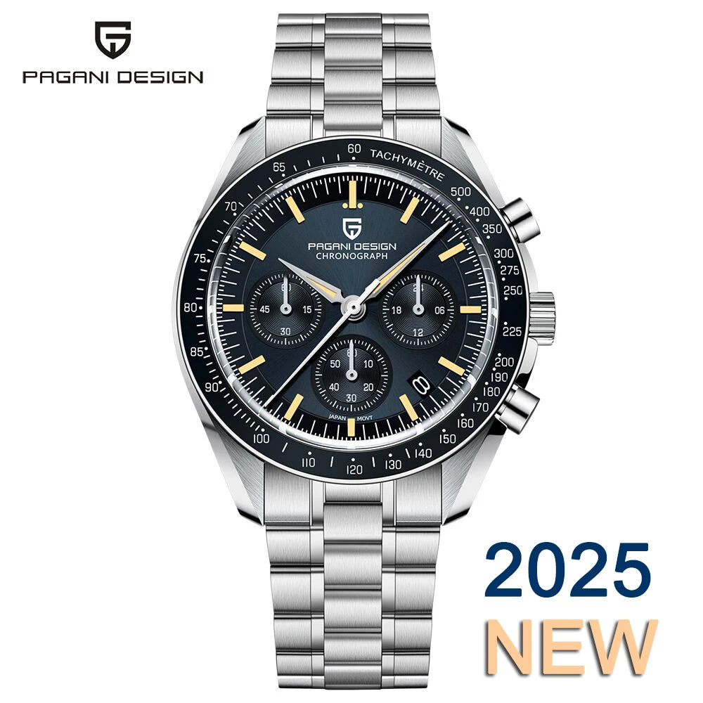 Pagani Design Men Sports Chronograph Quartz Watch With Sapphire Crystal