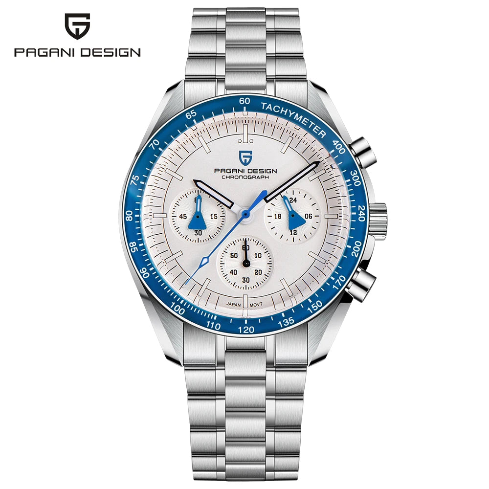 Pagani Design Men Sports Chronograph Quartz Watch With Sapphire Crystal