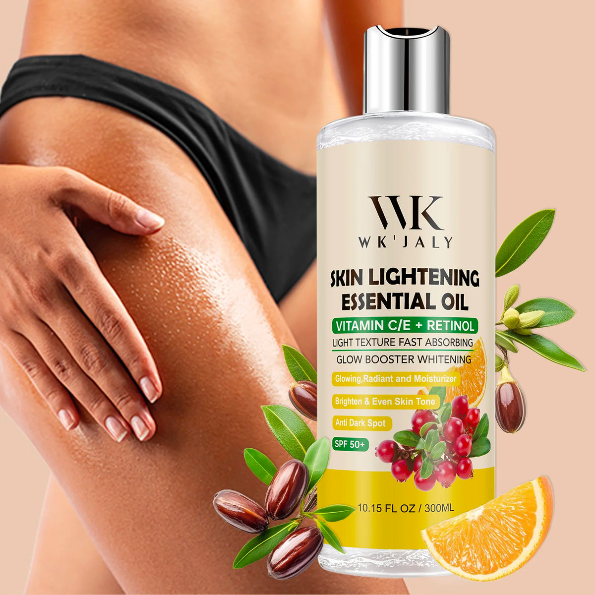 WK JALY Lightening Body Oil Deeply Hydrates And Brightens Skin